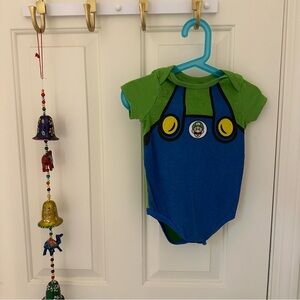 Nintendo Super Mario Luigi Green Infant Bodysuit